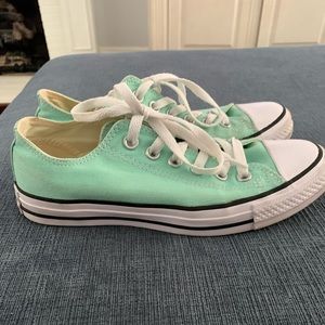 Turquoise converse all stars (mint)